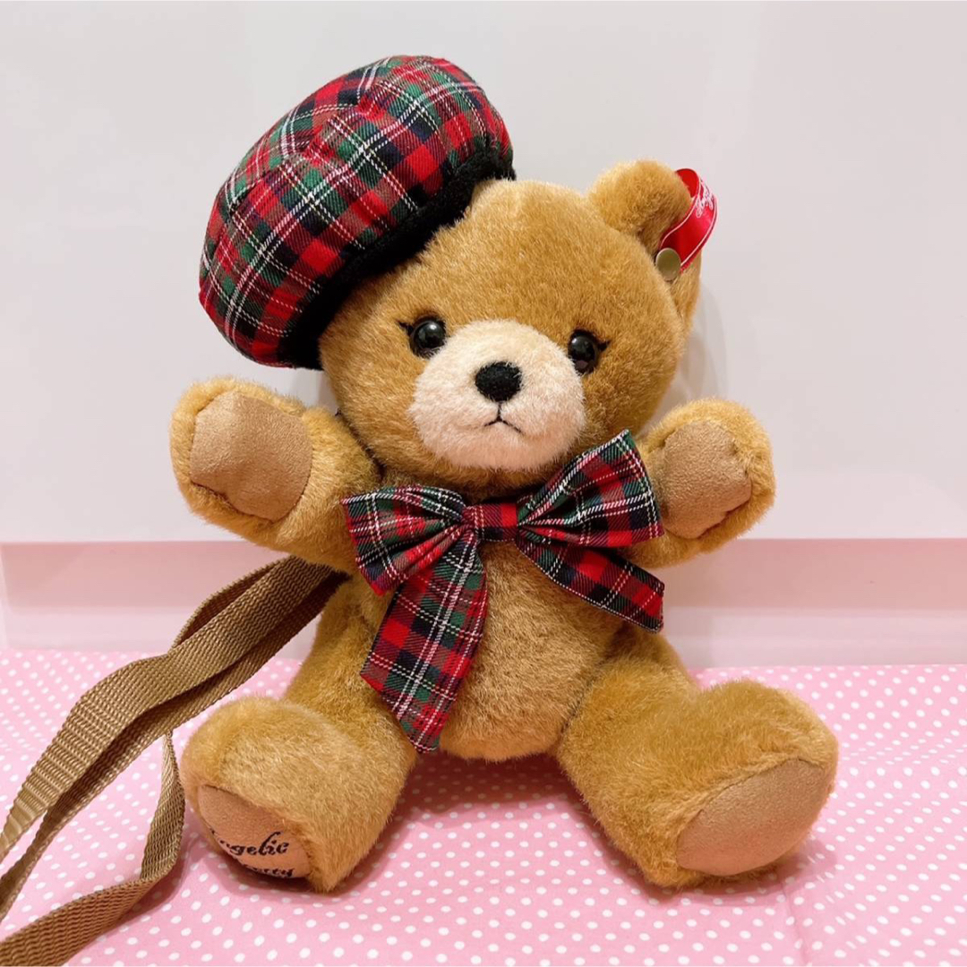 british bearぬいぐるみポーチ　crown bear