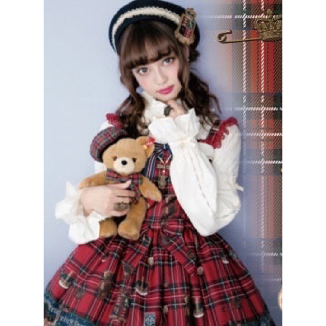 Angelic Pretty(アンジェリックプリティー)の★Angelic Pretty British Bearぬいぐるみポーチ★くま  レディースのバッグ(ショルダーバッグ)の商品写真