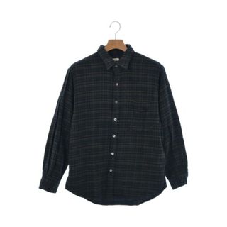 スティーブンアラン(steven alan)のsteven alan カジュアルシャツ S 黒x黄x緑等(チェック) 【古着】【中古】(シャツ)