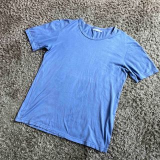 サンスペル(SUNSPEL)のサイズS サンスペル 半袖カットソー くすみブルー 英国製(Tシャツ/カットソー(半袖/袖なし))