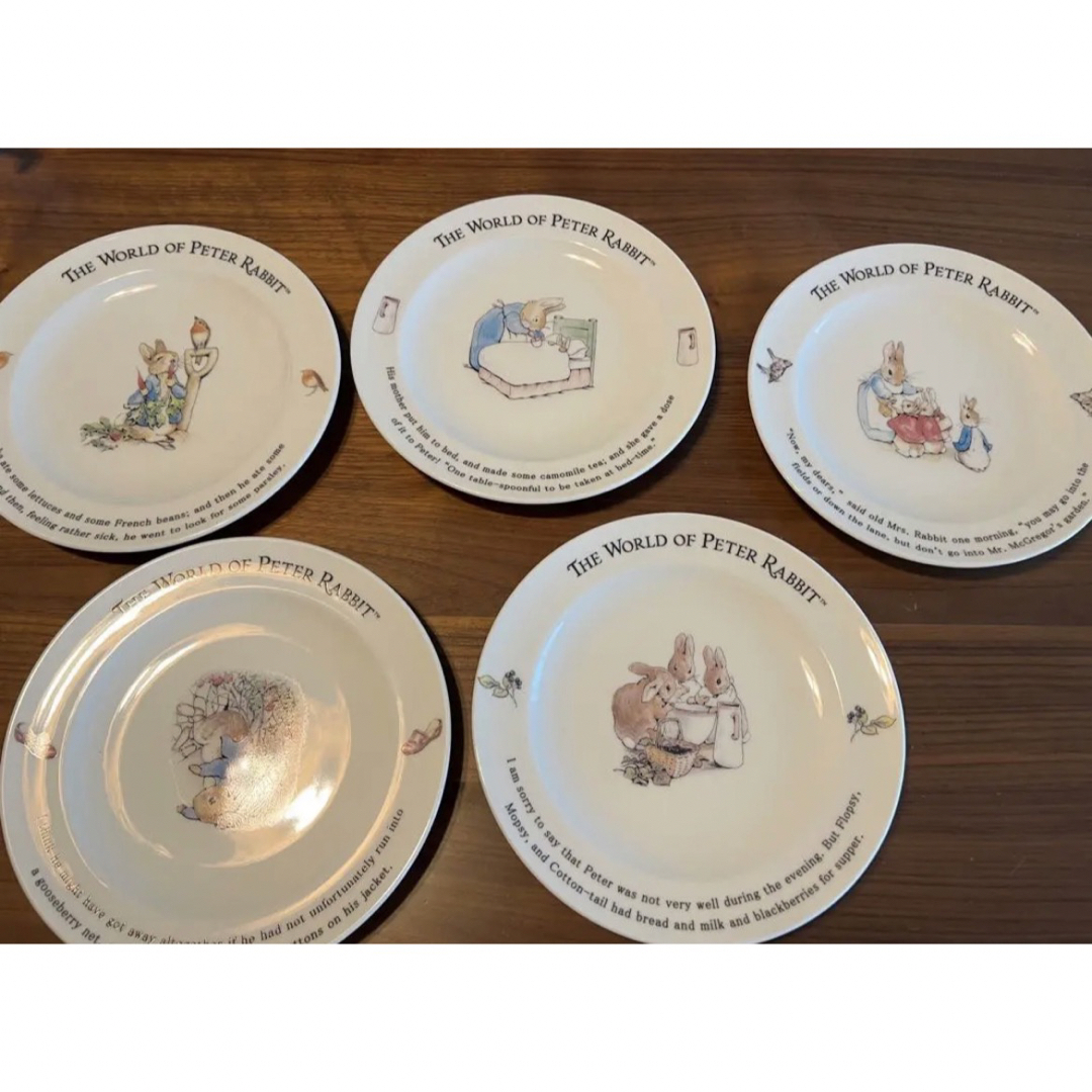 【WEDGWOOD】ピーターラビットプレート5枚品