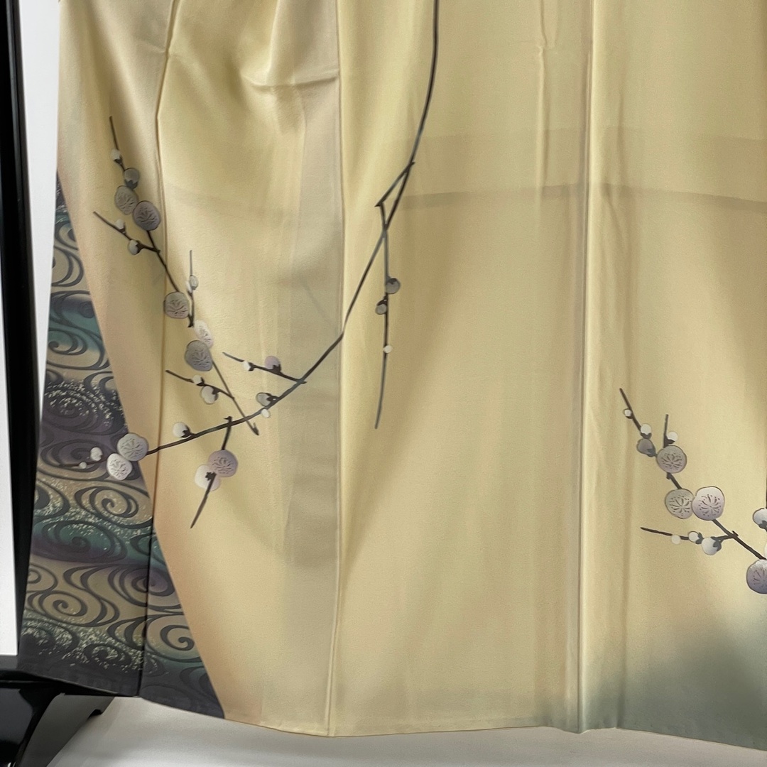 付下げ 名品 身丈161cm 裄丈67.5cm 正絹 【中古】