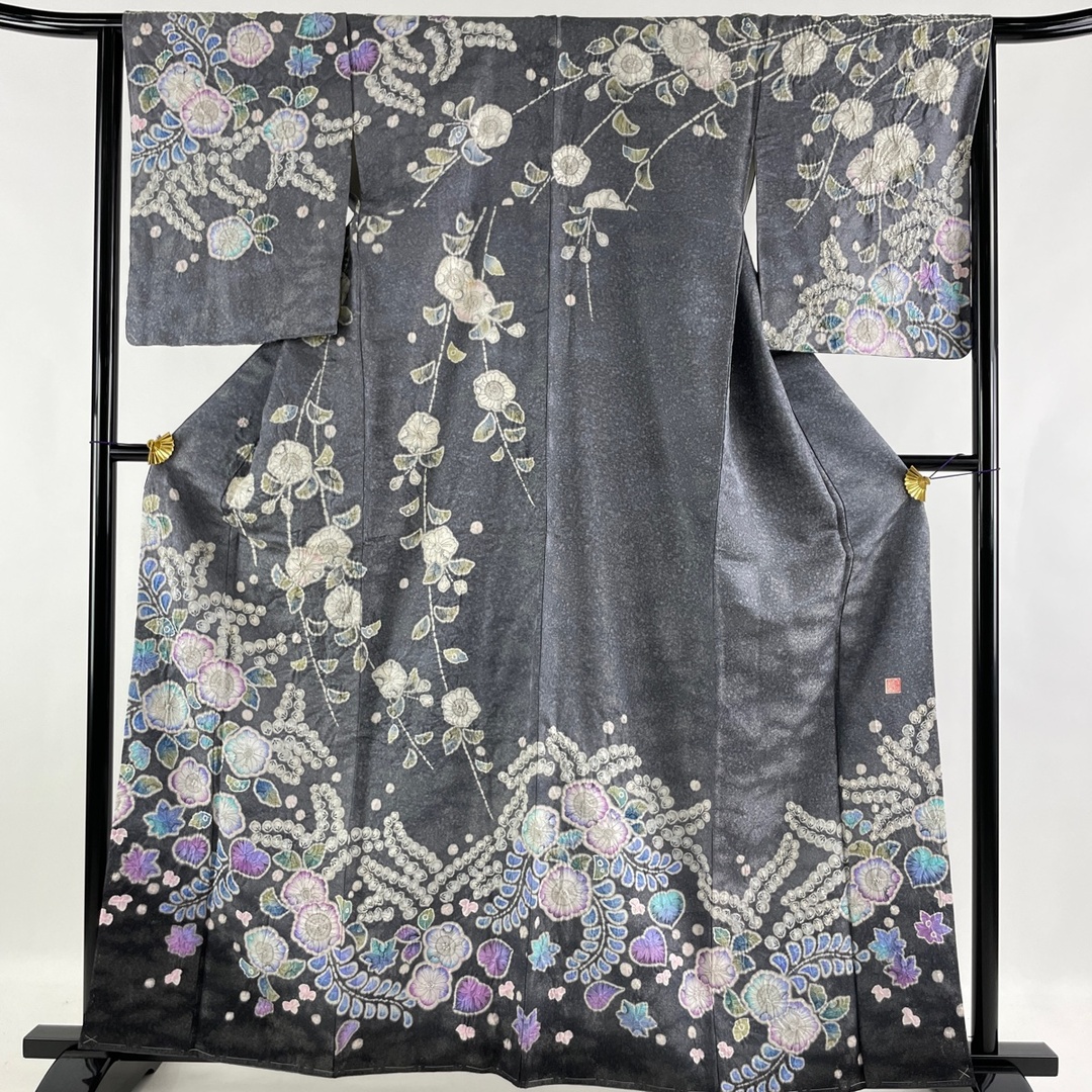 訪問着 美品 逸品 身丈161.5cm 裄丈65.5cm 正絹バイセル帯