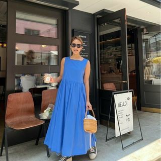 フローラルタフタ マキシドレス美品 | angeloawards.com