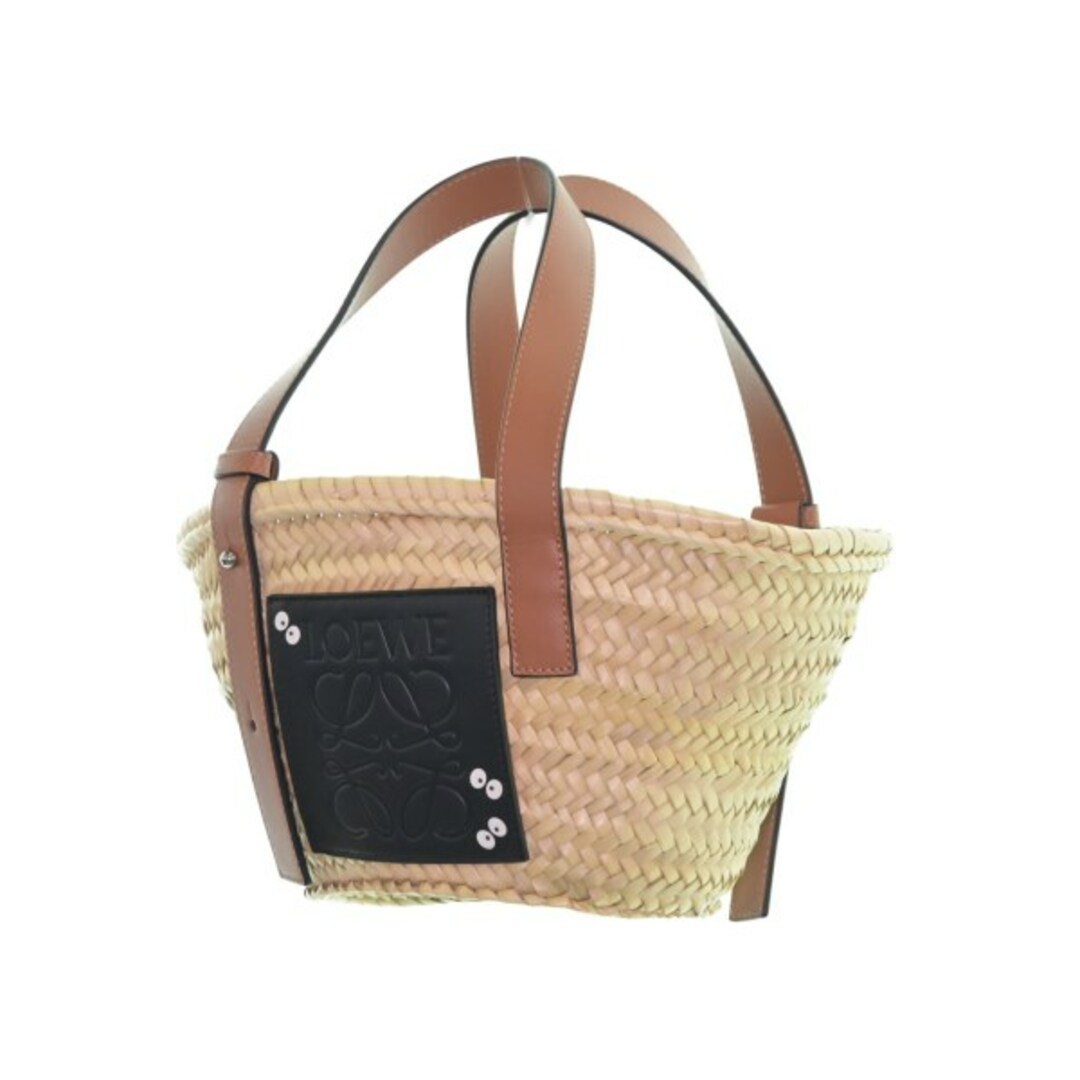 買取 銀座 LOEWE ロエベ かごバッグ - ベージュ 【古着】【中古】 かご