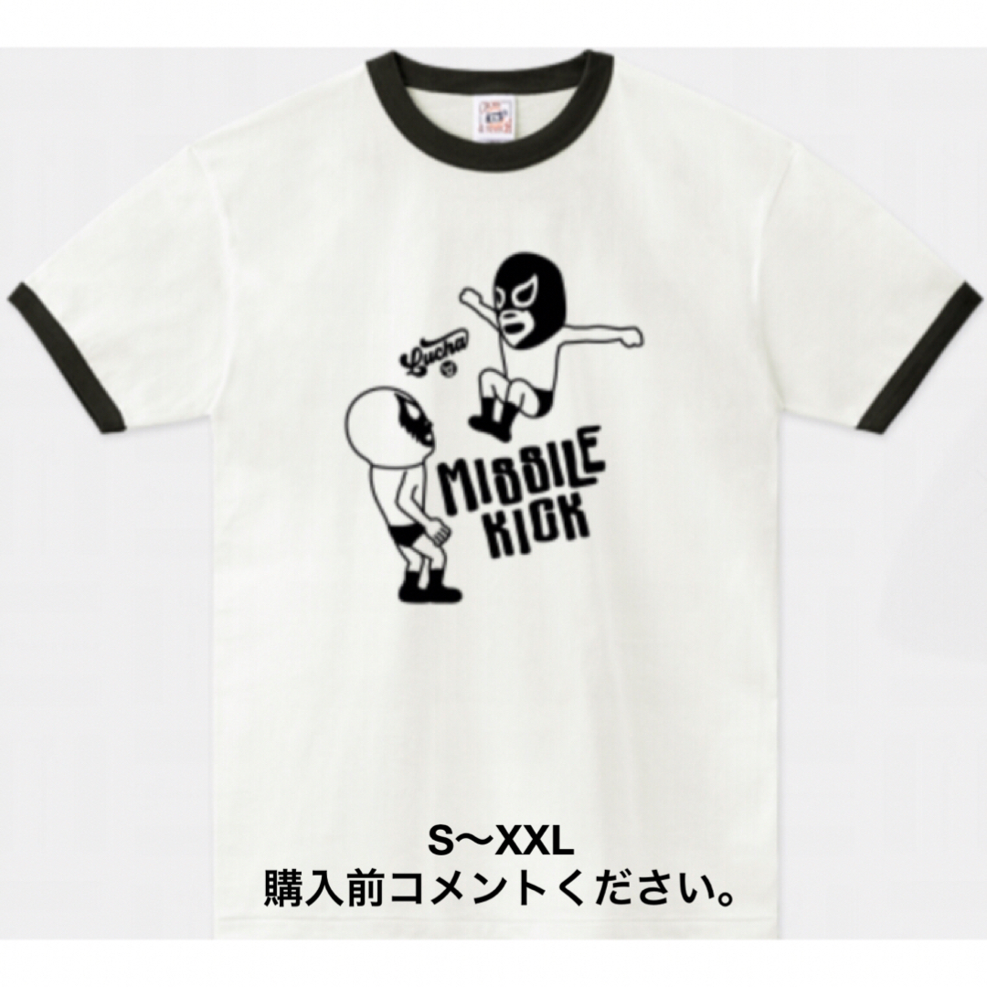 プロレス リンガーTシャツ ミサイルキック チャンピオン ミルマスカラス トラス