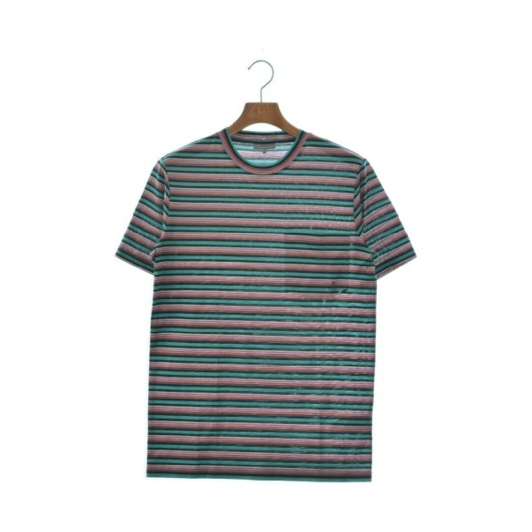 LANVIN(ランバン)のLANVIN ランバン Tシャツ・カットソー XS 緑x黒等(ボーダー) 【古着】【中古】 メンズのトップス(Tシャツ/カットソー(半袖/袖なし))の商品写真