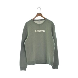 ロエベ(LOEWE)のLOEWE ロエベ スウェット M カーキ 【古着】【中古】(スウェット)