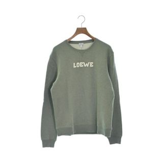 ロエベ(LOEWE)のLOEWE ロエベ スウェット M カーキ 【古着】【中古】(スウェット)