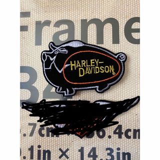 ハーレーダビッドソン(Harley Davidson)のHARLEY-DAVIDSON ハーレーダビッドソン　豚ワッペン　80's(その他)