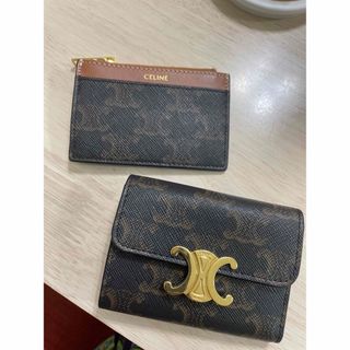 celine - お値下げセリーヌ コンパクト 財布 ウォレット 三つ折り財布