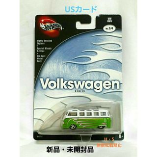 フォルクスワーゲン(Volkswagen)のホットウィール　USカード　フォルクスワーゲン　バス　新品・未開封品(ミニカー)