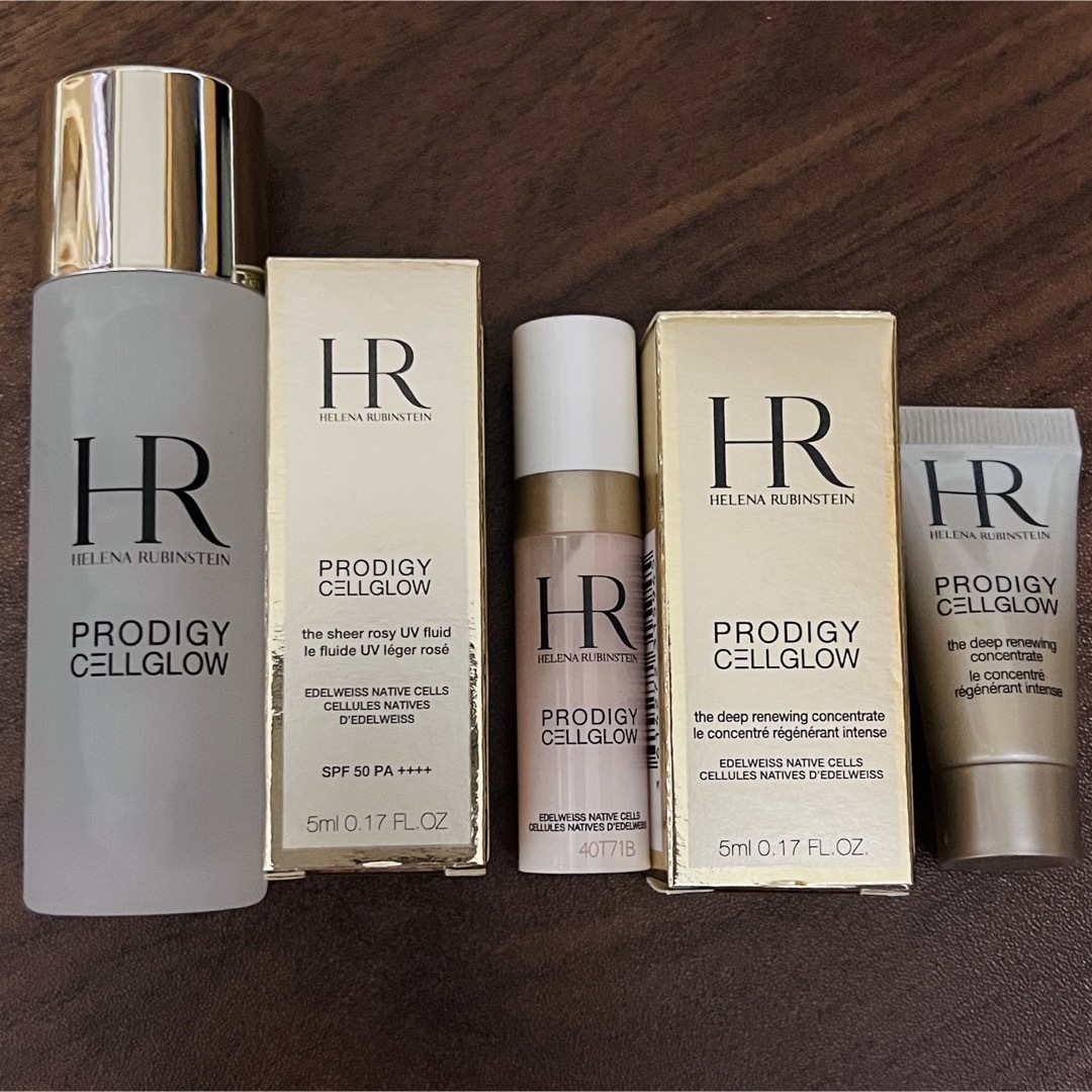 HELENA RUBINSTEIN(ヘレナルビンスタイン)のヘレナルビンスタイン　プロディジーCELグロウ　トライアルセット コスメ/美容のキット/セット(サンプル/トライアルキット)の商品写真