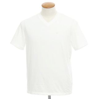 エンポリオアルマーニ(Emporio Armani)の【中古】エンポリオ アルマーニ EMPORIO ARMANI ストレッチコットン Vネック 半袖Ｔシャツ ホワイト【サイズM】【メンズ】(Tシャツ/カットソー(半袖/袖なし))