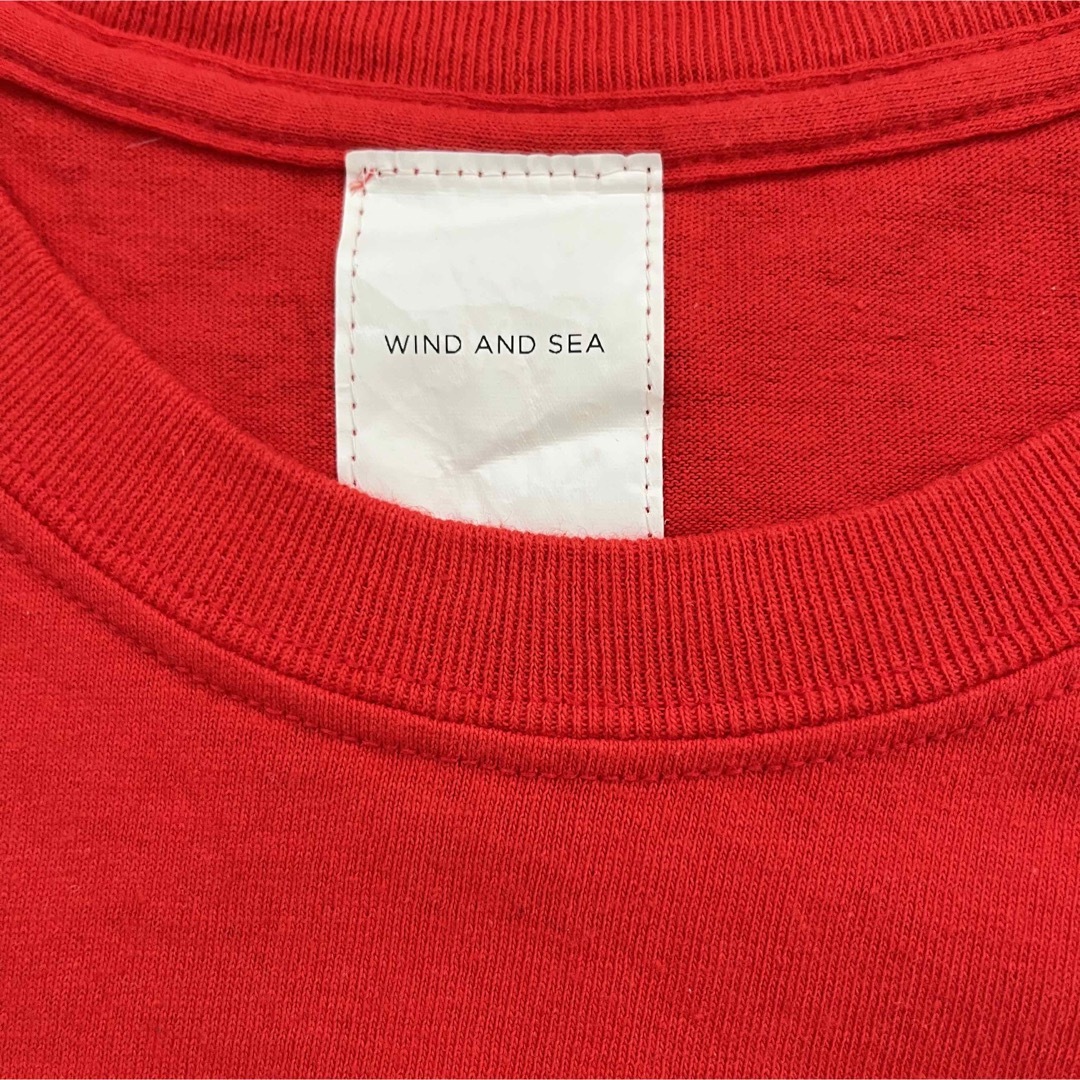 WIND AND SEA - キムタク着 WIND AND SEA ウィンダンシー レッド 赤 T