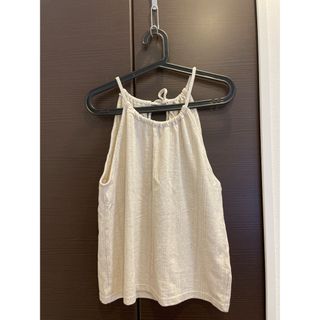 ロク(6 (ROKU))の＜6(ROKU)＞COTTON RIB HALTER NECK CAMISOLE(キャミソール)