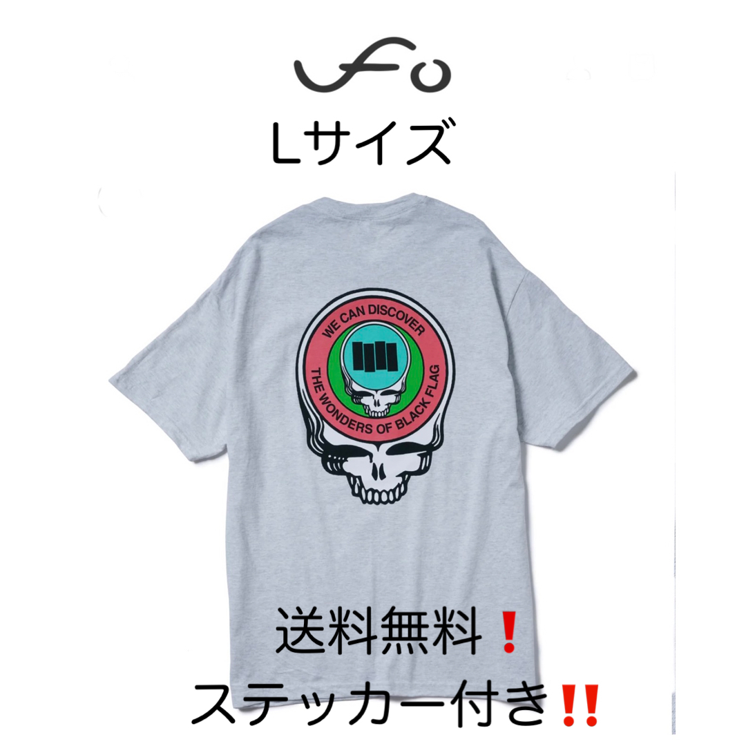 1LDK SELECT(ワンエルディーケーセレクト)のUpper Field One WOBF OG Tee Ash Lサイズ メンズのトップス(Tシャツ/カットソー(半袖/袖なし))の商品写真