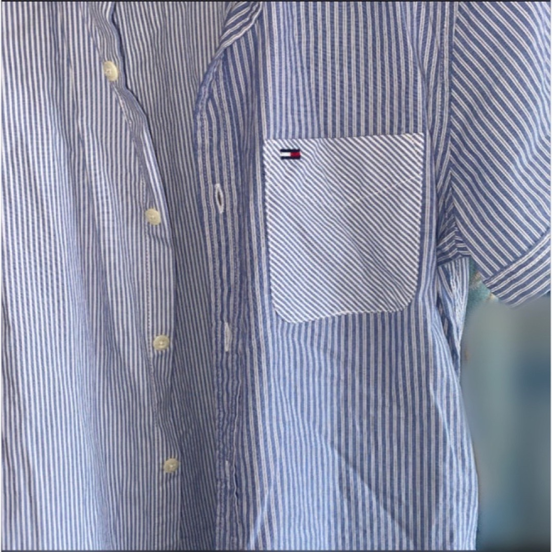 TOMMY HILFIGER(トミーヒルフィガー)のほぼ新品❗️トミーフィルフィガー 半袖シャツ メンズのトップス(シャツ)の商品写真