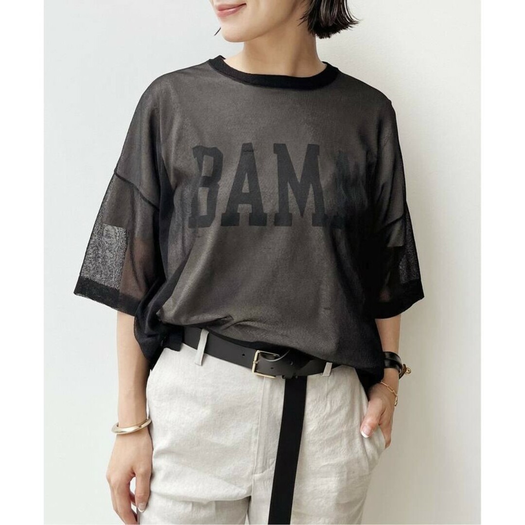 L'Appartement DEUXIEME CLASSE(アパルトモンドゥーズィエムクラス)のL'AppartementSheer T-shirt レディースのトップス(Tシャツ(半袖/袖なし))の商品写真