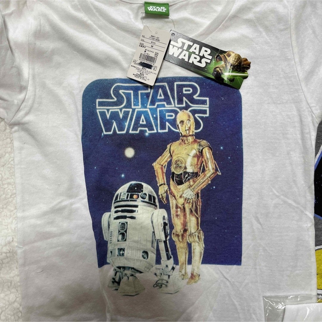 スターウォーズ 半袖Tシャツ R2D2 ビックプリント グリーン M