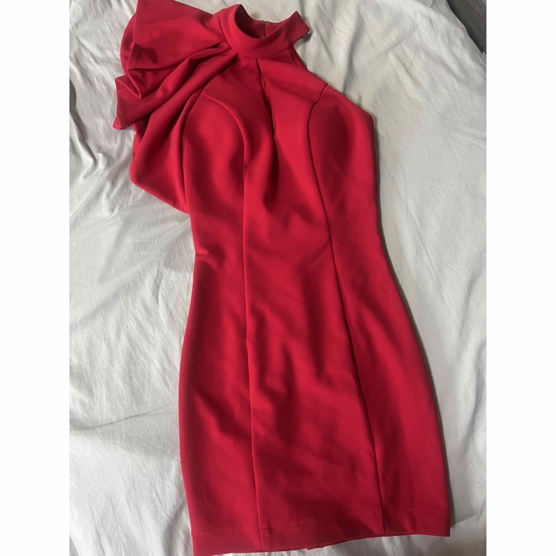 AngelR(エンジェルアール)のJEAN MACREAN  赤　ドレス レディースのフォーマル/ドレス(ミニドレス)の商品写真