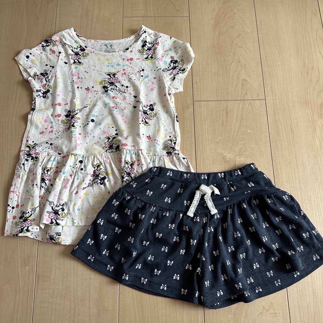 GAP(ギャップ)のGAP ディズニー　チュニック　105cm マザウェイズ　ショートパンツ　90 キッズ/ベビー/マタニティのキッズ服女の子用(90cm~)(Tシャツ/カットソー)の商品写真