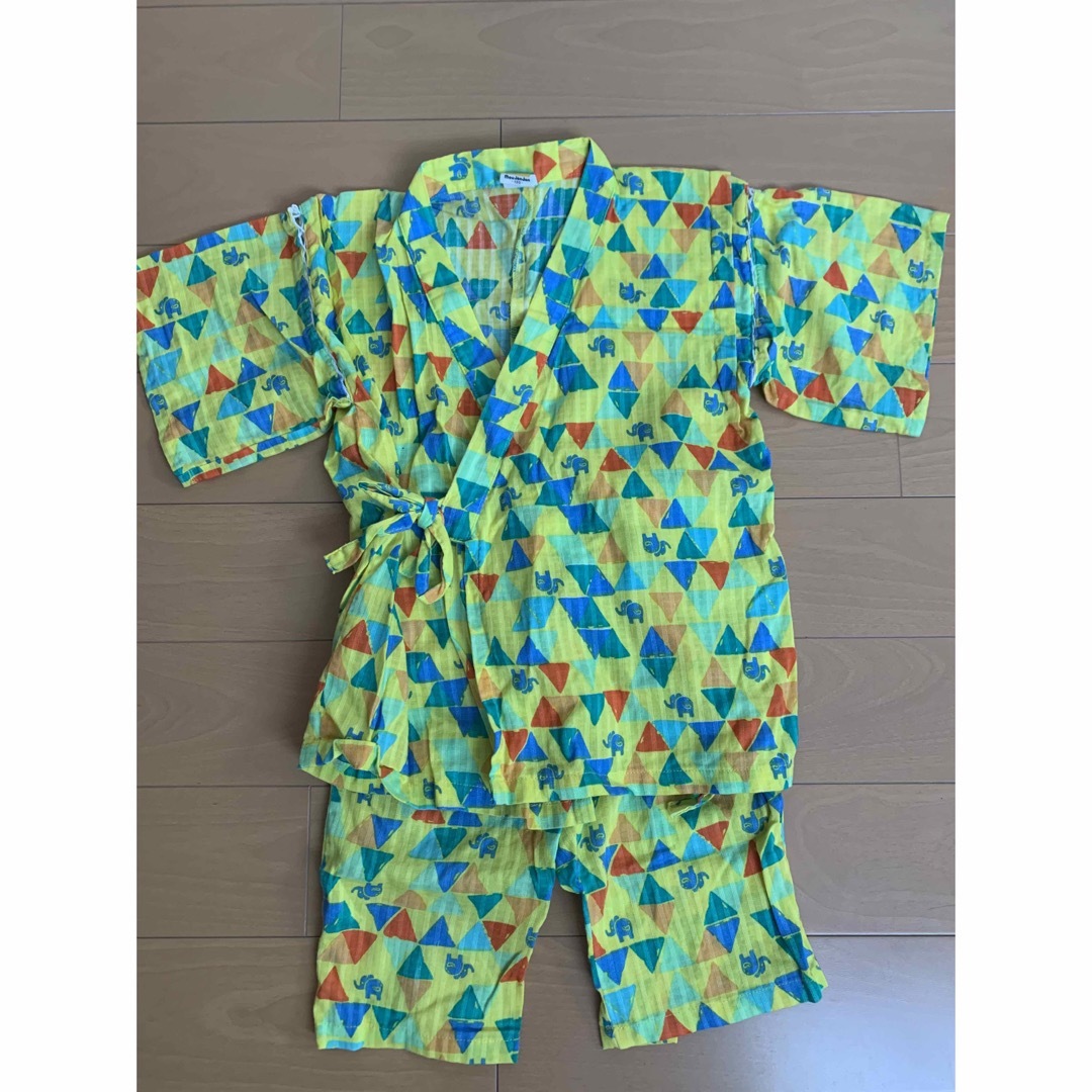 mou jon jon(ムージョンジョン)の甚平　mou jon jon 120センチ キッズ/ベビー/マタニティのキッズ服男の子用(90cm~)(甚平/浴衣)の商品写真