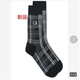 フレッドペリー(FRED PERRY)のFRED PERRY　Authentic Tartan Sock新品！(ソックス)