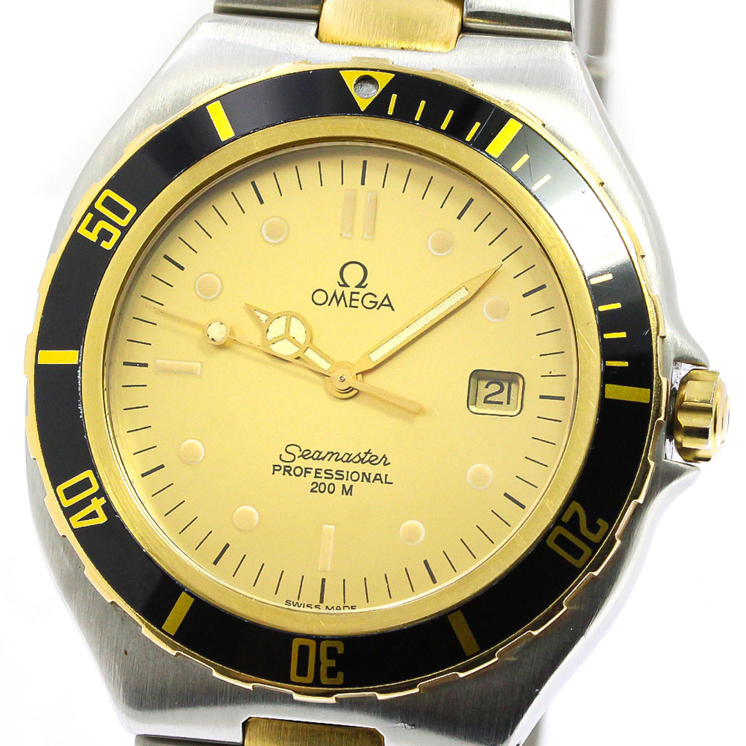 OMEGA - ベルト訳あり オメガ OMEGA シーマスター200 YGコンビ ラージ