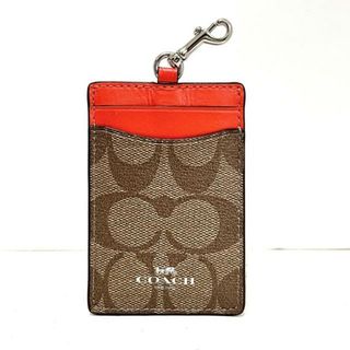 コーチ(COACH)のコーチ パスケース シグネチャー柄 F63274(名刺入れ/定期入れ)