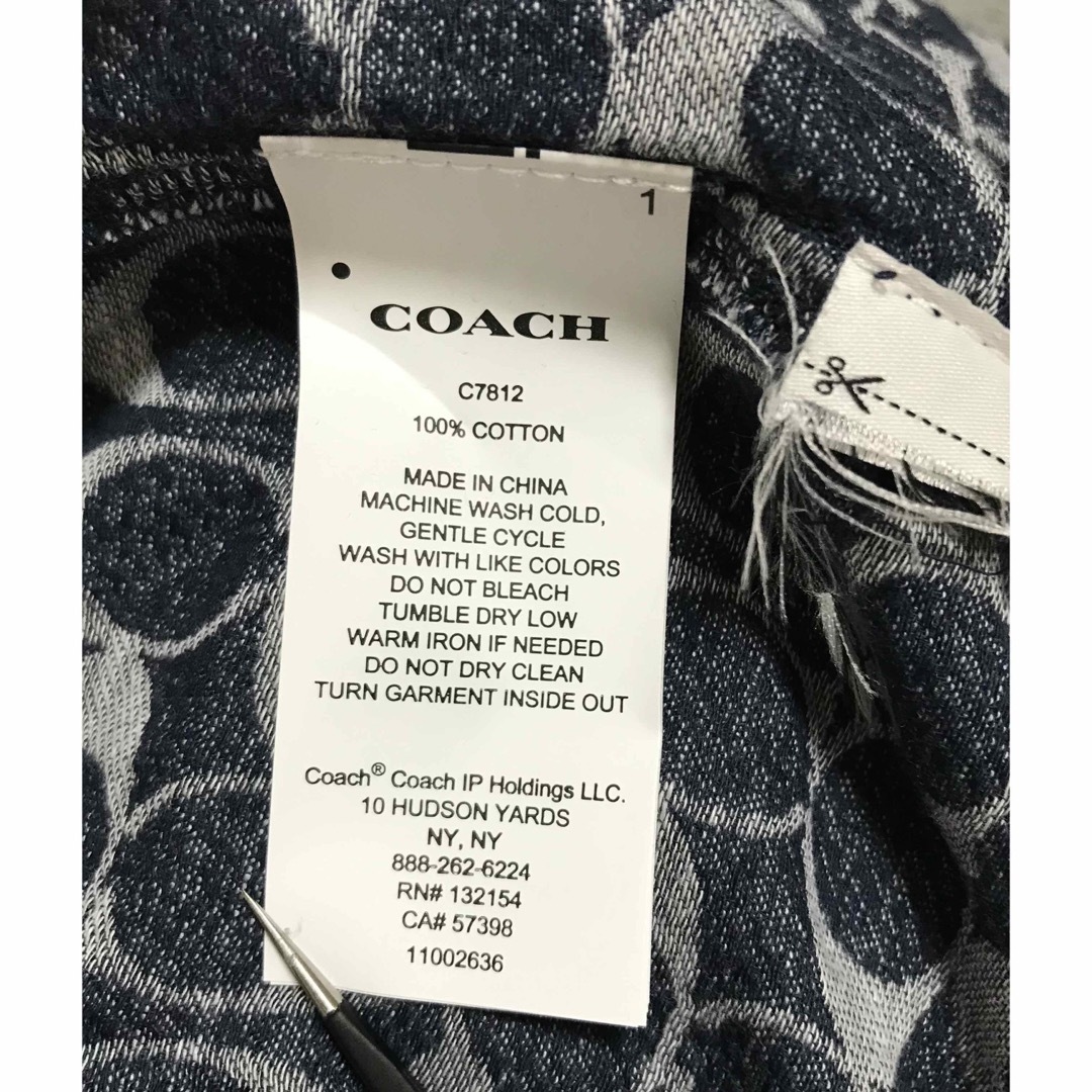 coach シグネチャー総柄オープンシャツ