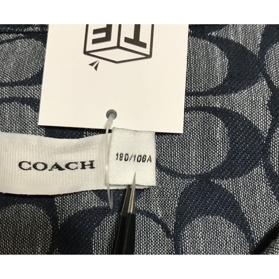 coach シグネチャー総柄オープンシャツ