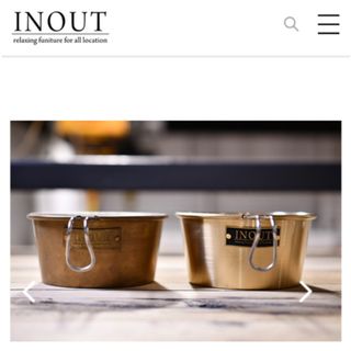 INOUT Original Brass Sierra Cup 2個 真鍮製(食器)