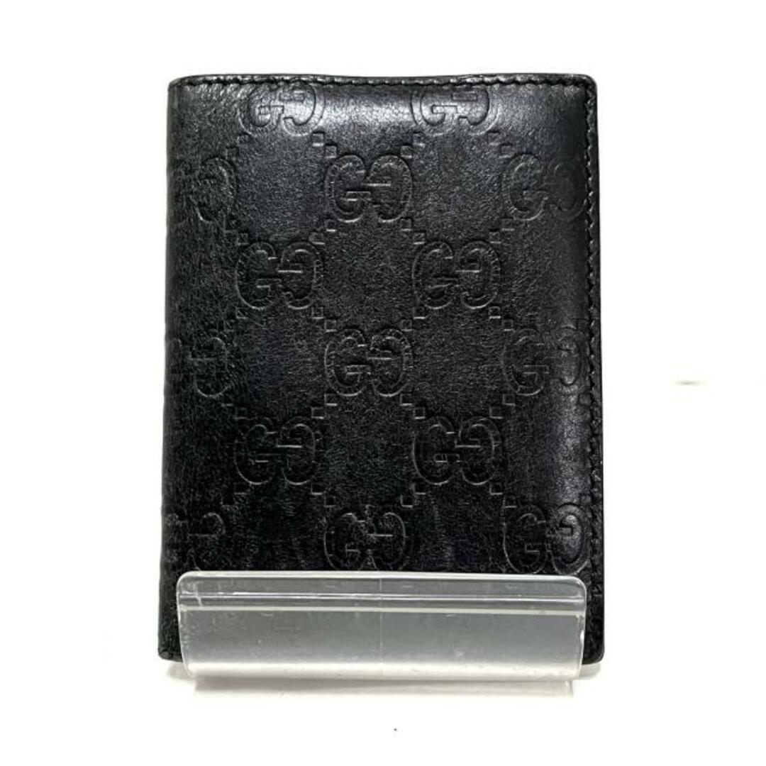 グッチ カードケース シマライン 146230 黒 グッチ カードケース シマライン 146230 黒