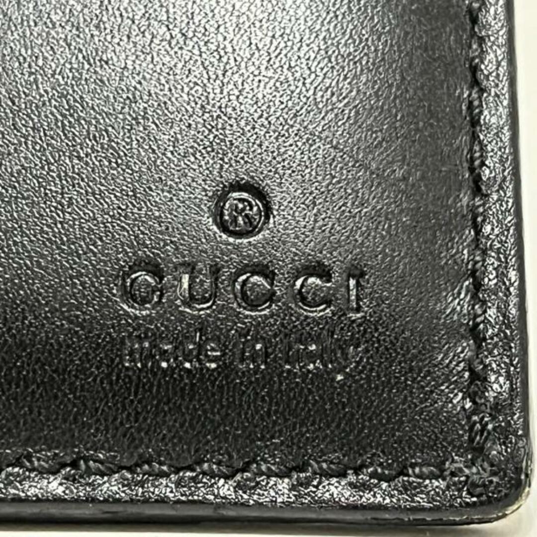 グッチ カードケース シマライン 146230 黒 グッチ カードケース シマライン 146230 黒