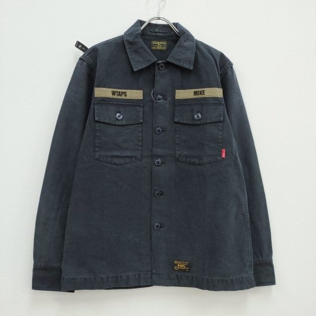 W)taps(ダブルタップス)のWTAPS ミリタリーシャツ BUDS LS/131LTDT-SHM01 サイズ2 長袖シャツ 13SS ブラック系 メンズ ダブルタップス【中古】3-0618M♪ メンズのトップス(シャツ)の商品写真