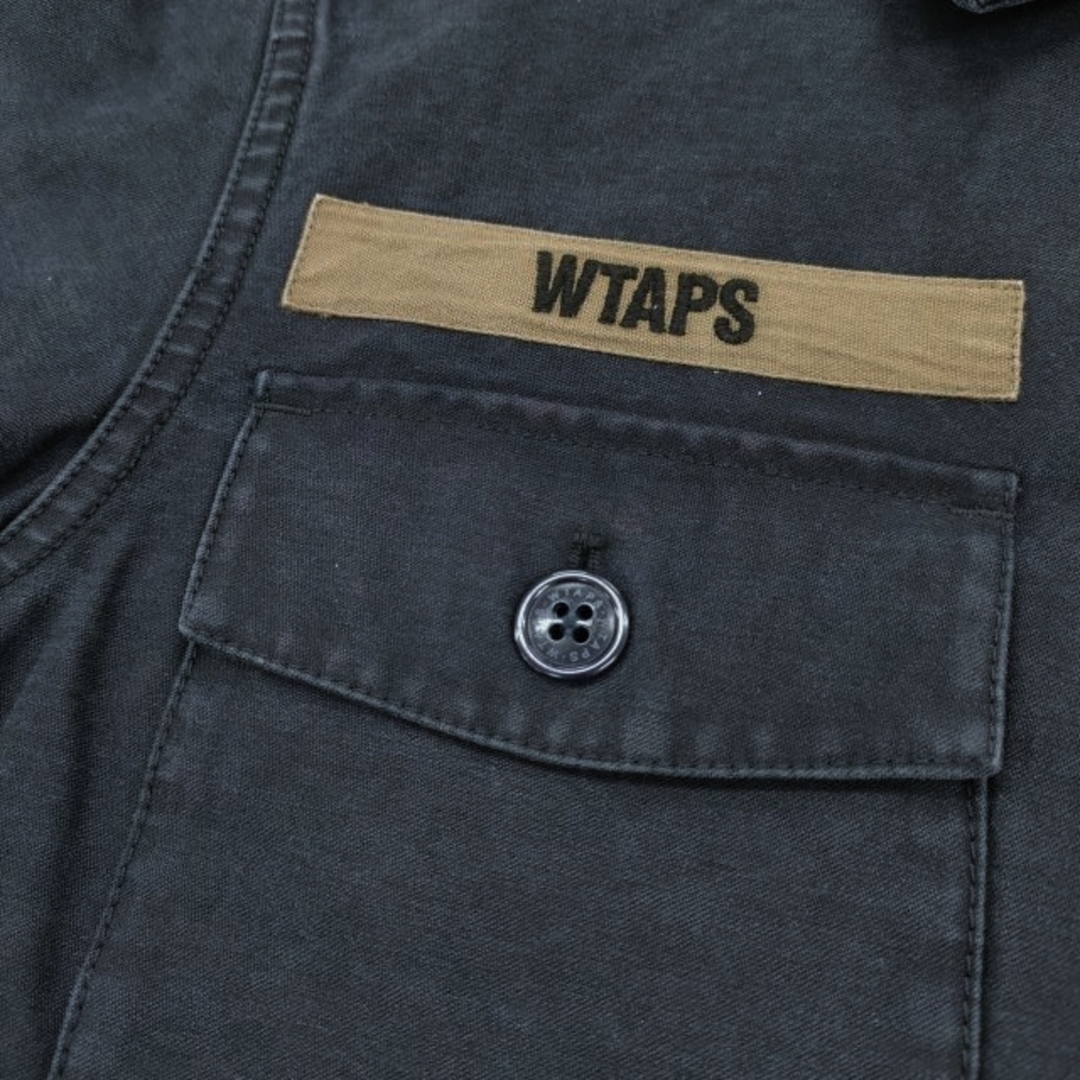 W)taps(ダブルタップス)のWTAPS ミリタリーシャツ BUDS LS/131LTDT-SHM01 サイズ2 長袖シャツ 13SS ブラック系 メンズ ダブルタップス【中古】3-0618M♪ メンズのトップス(シャツ)の商品写真