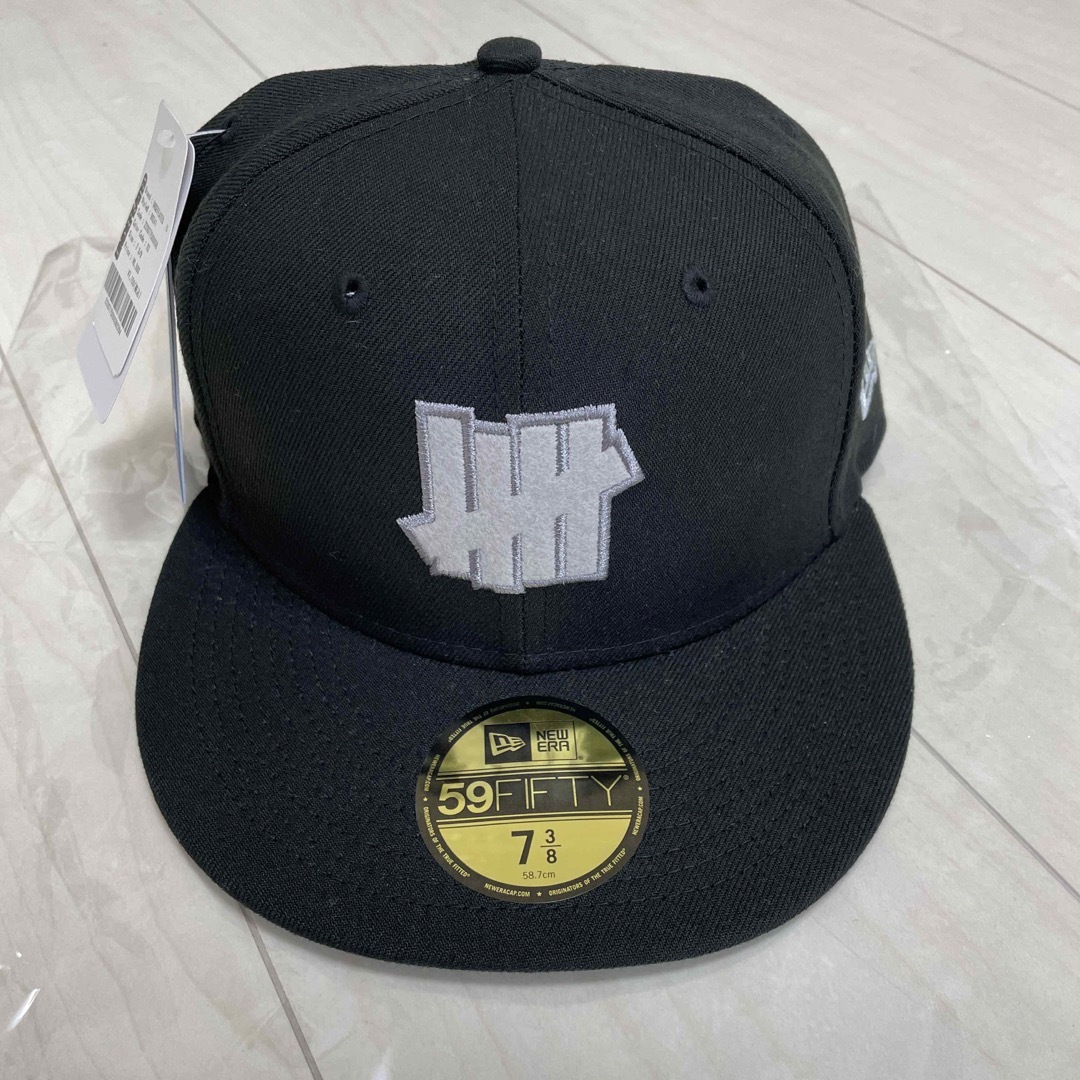 【美品】ニューエラ　newera キャップ　ブラック　7 3/8