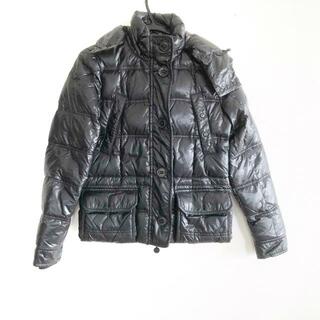 美品 モンクレール 16年 FRAICHE 総柄キルティング ダウンジャケット レディース 赤系 1 MONCLER