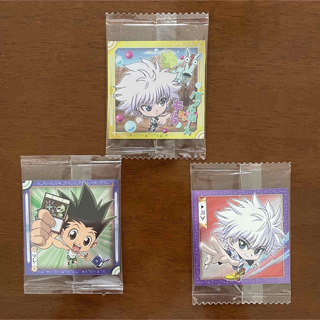 BANDAI(バンダイ)のHUNTER×HUNTER ウエハースシール ゴン キルア バブルホース エンタメ/ホビーのコレクション(その他)の商品写真