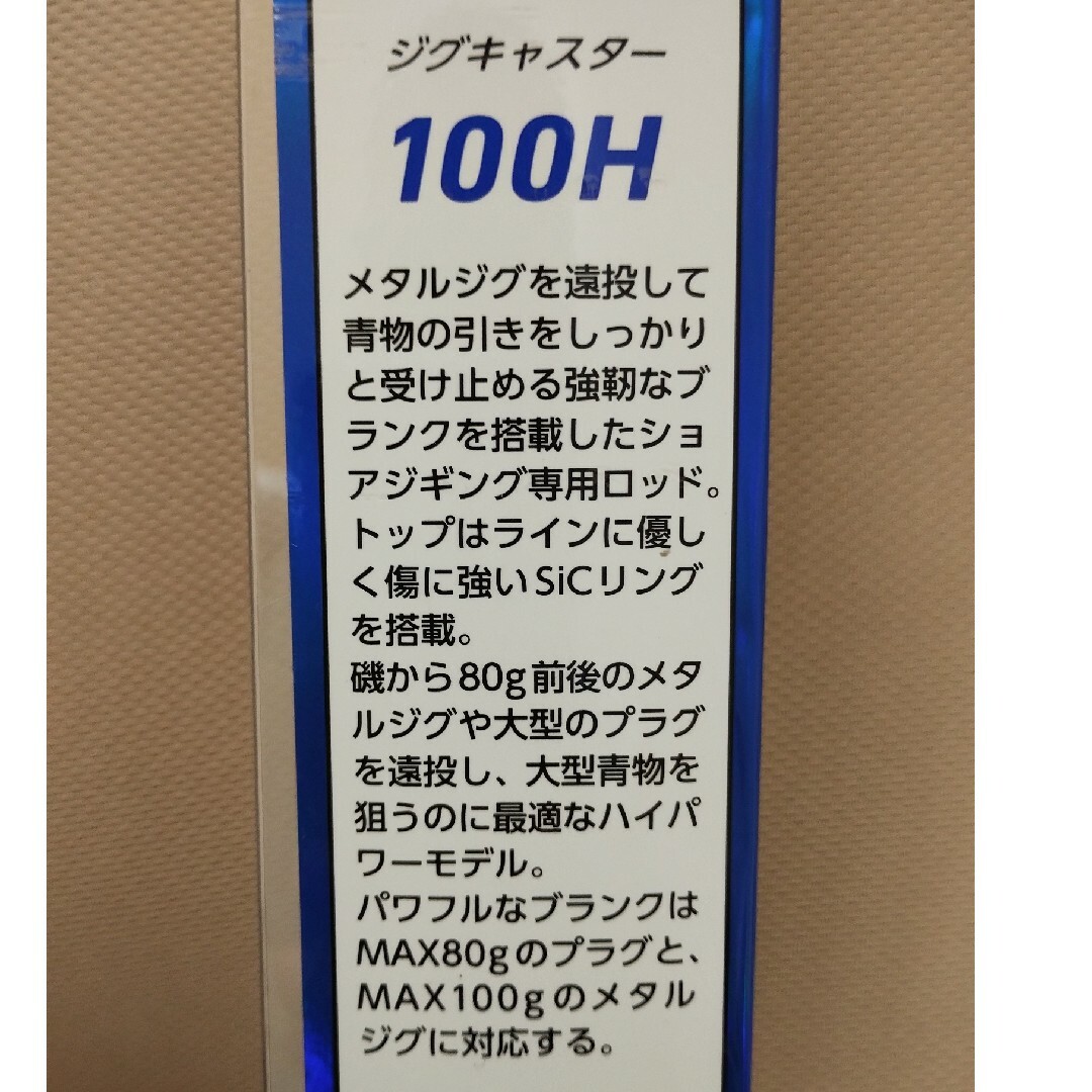 ダイワ　ジグキャスター　100H　N　ショアジギング　青物 1