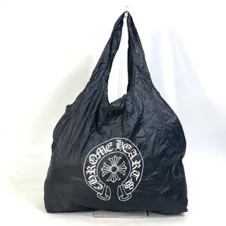 クロムハーツ(Chrome Hearts)のクロムハーツ CHROME HEARTS 折り畳み エコバッグ ロゴ ホースシュー ハンドバッグ  ポーチ カバン トートバッグ ナイロン ブラック 未使用(トートバッグ)