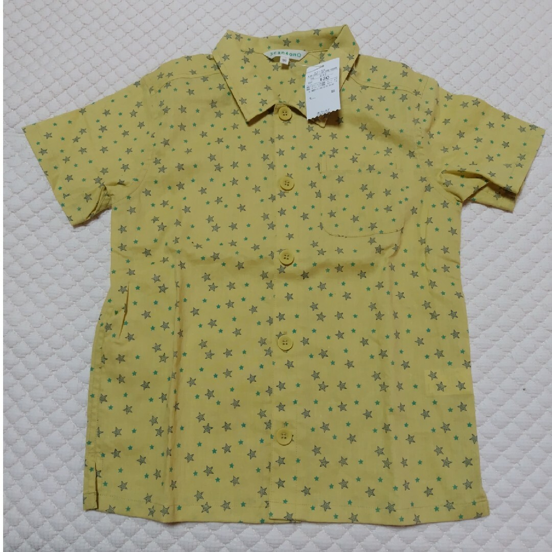 3can4on(サンカンシオン)の新品☆3can4on☆麻混シャツ キッズ/ベビー/マタニティのキッズ服男の子用(90cm~)(ブラウス)の商品写真