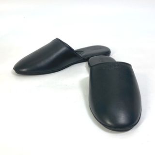 FENDI フェンディ Pony hair slippers 7D1436 ファー サンダル スリッポン ブラック サボ