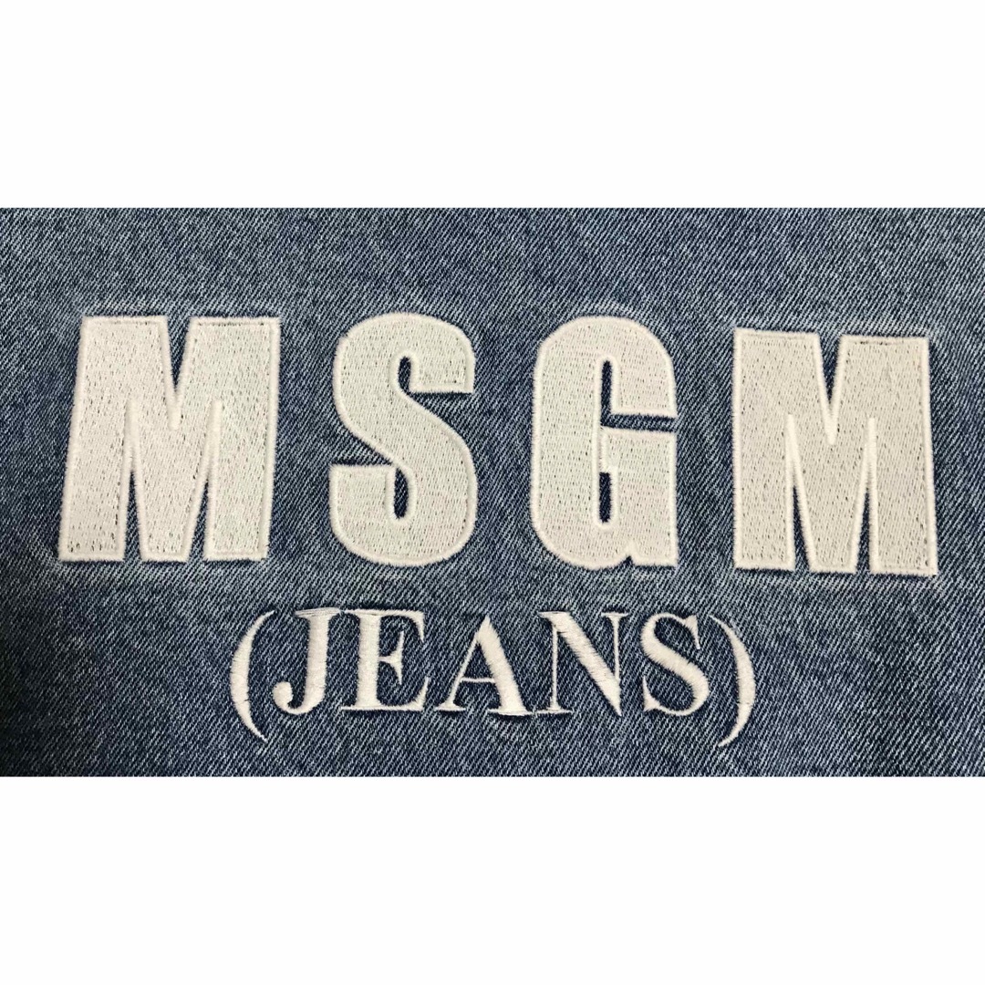 MSGM(エムエスジイエム)のmsgm デニムブルゾン メンズのジャケット/アウター(Gジャン/デニムジャケット)の商品写真