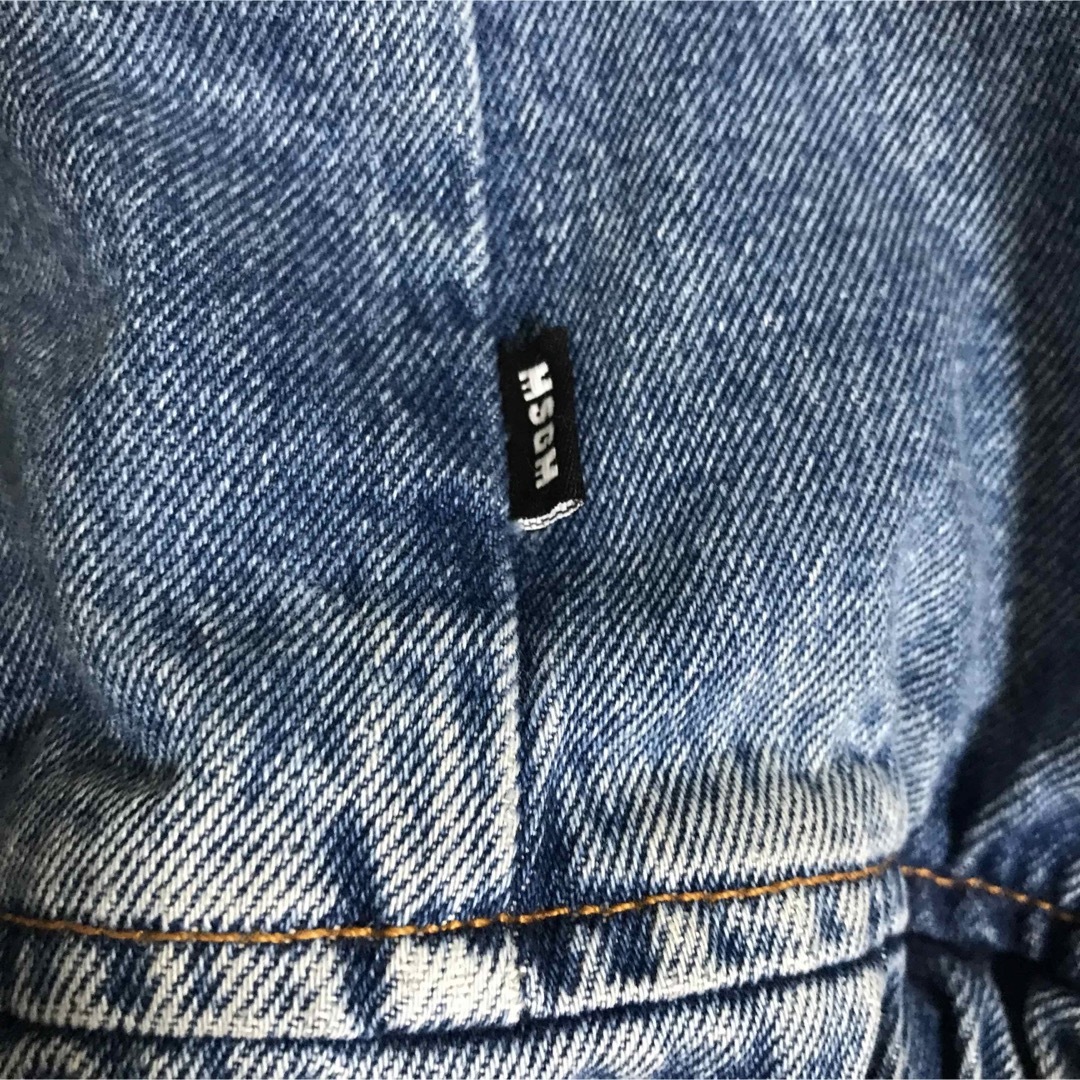 MSGM - msgm デニムブルゾンの通販 by TK|エムエスジイエムならラクマ