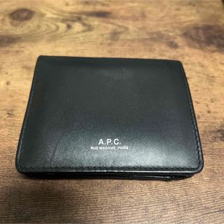 アーペーセー(A.P.C)のa.p.c. compact mael コンパクト財布　シルバー(折り財布)