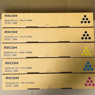 リコー(RICOH)のリコー SPトナー C740H 4色5本(OA機器)