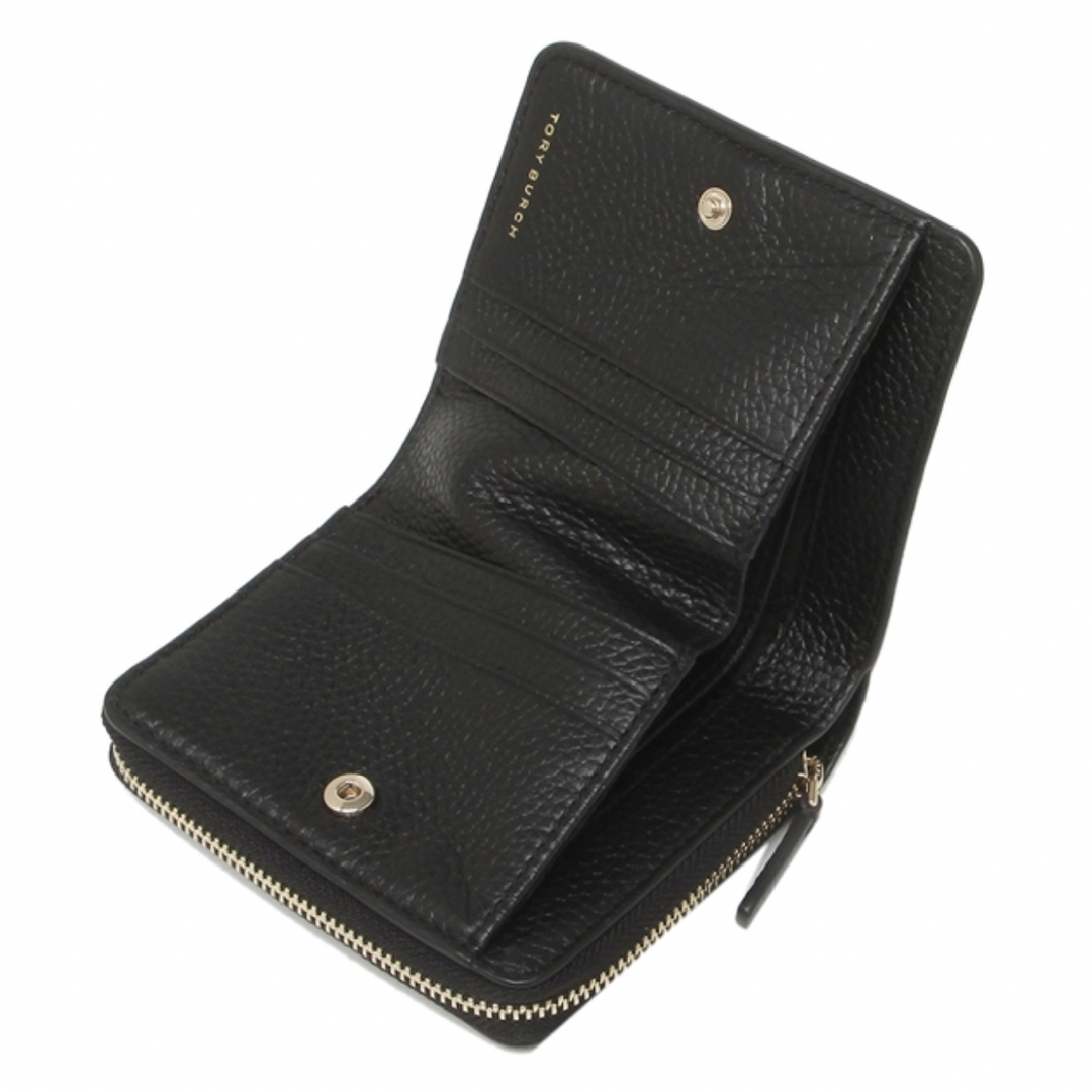 二つ折り財布 ティア ミニ財布 THEA BIFOLD WALLET BLACK