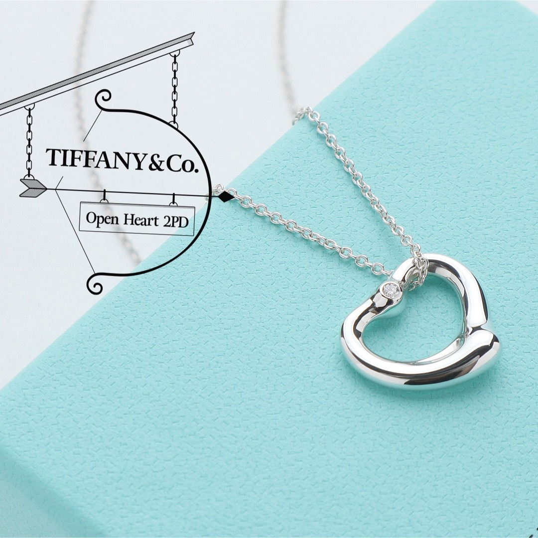 TIFFANY \u0026 CO. ティファニー 極美品 レディース オープンハート